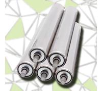 Stainless Steel Conveyor Roller 5 Pcs Set 1" 1.5" 2.4" Diameter Transmission Replacement Parts for Warehouses Smooth Movement Heavy-Duty Design