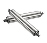 Stainless Steel Conveyor Roller Set, 2-Pack, 1.5" & 2" Diameter, Heavy-Duty, Various Sizes (Dia 50mm/2", L950mm/37.4") for Industrial Use