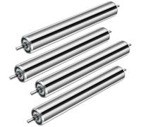 Stainless Steel Conveyor Roller Set, 25mm Diameter, 94cm Length, 4-Pack, Perfect for Roller Stands, Smooth Movement for Woodworking, Durable Replacement Parts