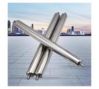 Stainless Steel Conveyor Rollers - Heavy-Duty 2'' & 1.5'' Replacement Rollers Pack of 2/3 Galvanized Steel for Industrial Conveyor Belts