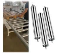 Stainless Steel Conveyor Rollers,heavy-duty Gravity Conveyor Rollers,industrial -suitable For Gravity Conveyor Replacement Parts,Frames(Dia 25mm/1in,L 650MM/25.6in)
