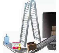 Stainless Steel Conveyor Rollers - Non-Powered Heavy-Duty Metal Rollers for Efficient Warehouse Freight Handling & Unloading Solutions
