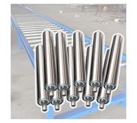 Stainless Steel Conveyor Rollers Set of 10-24 Inch to 36 Inch Heavy Duty Replacement Rollers for Industrial and DIY use(L150MMxDia25MM)