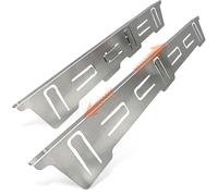 Stainless Steel Cooker and Countertop Gap Covers, Adjustable Length, 13.8"-27.8", Oven Side Filler Set Between, Heat Resistant Insertion Area, Decorative Protector for Seamless