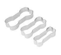 Stainless Steel Cookie Cutter Set Dog Bone 3 Pcs for Baking