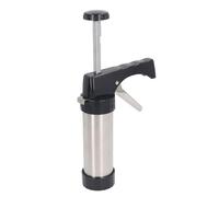 Stainless Steel Cookie Press Kit with 7 Discs, Biscuit Maker Gun for Spritz, Churros and Shaped Cookies, Baking Tool