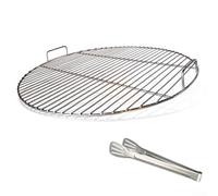 Stainless Steel Cooking Grate, With Handle Diameter 45Cm/53cm/55cm Round Cooking Grate For Weber 7432 And 57 Cm Grills(55cm)