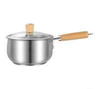 Stainless Steel Cooking Pot 2.8L Triple Layer Base(16cm 2L)