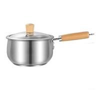 Stainless Steel Cooking Pot 2.8L Triple Layer Base(18cm 2.8L)