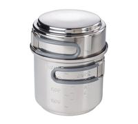 Stainless steel cooking set and alcohol stove Esbit Silver 985 ml