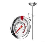 Stainless Steel Cooking Thermometer 23cm Clip-On Fast Read(23cm)