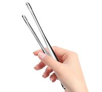 Stainless Steel Cooking Tongs, Kitchen Cooking Tongs, Barbecue Kitchen Tongs, Heat Resistant Stainless Steel Food Tongs, Non-Stick Heavy Duty Grill Clip, Multi-Purpose Food Clip for Outdoor Use