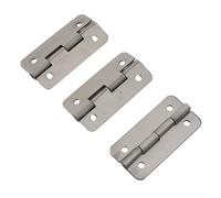 Stainless Steel Cooler Hinges Replacement for Igloo Ice Chest Lid Repair Kit, 304 Rust Proof Heavy Duty Hinge Set with Screws for