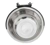 Stainless Steel Coop Cup Hanging Feeding Dish 250ml with Holder