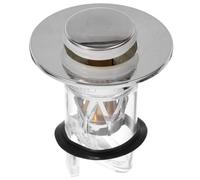 Stainless Steel Copper Press Type Sink Drain Plug for Basin Bathtub