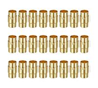 Stainless Steel Cord Ends Barrel Terminators, Rope End Caps 5 Pcs Multicolor 3-10mm Inner Dia for Jewelry Making DIY Crafts(Gold Color,5pcs Inner Dia 7mm)