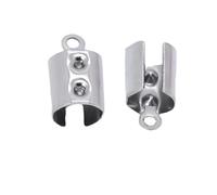 Stainless Steel Cord Ends Barrel Terminators, Stainless Steel Rope End Caps for DIY Jewelry Making, 3.0-6mm, 50 pcs(5mm)