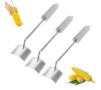 Stainless Steel Corn Peeler,2025 Upgrade Long Handle Corn Stripper Tool,Cob Remover Peeling Tool,Kernel Remover Decobbing Utensil for Kitchen
