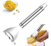 Stainless Steel Corn Peeler, Slip Retardant Handle Corn Peeler, Thickened Corn Stripper, Corn Cutter for Corn On The Cob Corn Kernel Remover Tool, 2-Pack 1pcs