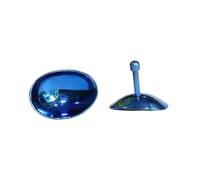 Stainless Steel Corneal Eye Shield 29mm x 21mm - Large Laser Eye Protector, Blue