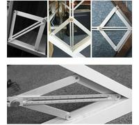 Stainless Steel Corner Angle Finder Ceiling Artifact Tool Square Protractor