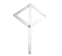 Stainless Steel Corner Angle Finder Ceiling Artifact Tool Square Protractor, Diagonal ruler, thickened diagonal trimming tool, multi-functional woodworking ceiling tool for brick stone tile wood
