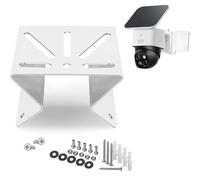Stainless Steel Corner Mount Bracket for PTZ Security Camera, Compatible with eufy SoloCam S340, 270° Wide View Adapter for Outdoor and Indoor CCTV, Rustproof Wall Holder for Exterior Corners