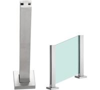 Stainless Steel Corner Post for Stair RailingAdjustable 65cm to 105cm Balustrade Support Deck Railing System Modern Design Easy Installation