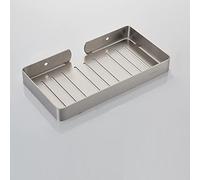 Stainless Steel Corner Shower Caddy Wall Mounted Bathroom Shelf Shampoo Rack & Soap Holder Kitchen Spice Durable & Rust Resistant Space Saving Design