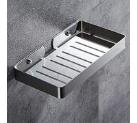 Stainless Steel Corner Shower Caddy Wall Mounted Bathroom Shelves for Shampoo Soap & Kitchen Spices Stylish Durable & Space Saving Storage Solution