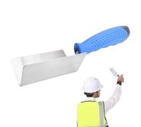 Stainless Steel Corner Trowel - Inside Outside Corner Tools - Stainless Steel Trowel for Drywall Corners | Concrete Plastering Corner Finishing Trowel Wall and Ceiling Tools