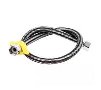 Stainless Steel Corrugated Pipe 20/40/60/80/100/150/200cm G1/2 Inch Stainless Steel Nylon Braided Plumbing Hoses Explosion-Proof Flexible Shower Hose(Color2,80cm)