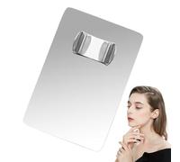 Stainless Steel Cosmetic Tray - Makeup Mixing Palette with Ring | Blending Tray for Highlighting Powder, Blush and Eyeshadow