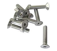 Stainless Steel Countersunk Socket Set Screws, 316 Grade, A4 Marine Grade Stainless (25, M4X16)