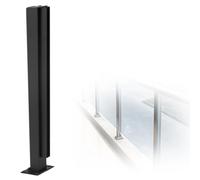 Stainless Steel Country Post for Stairs 70cm High NoDrill Design with Slots and Base Ideal for Outdoor Use Stylish and Secure Safety Solution