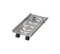 Stainless Steel CPU Stand with 4 Caster Wheels - Mobile Gaming PC Holder Under Desk - Large Computer Tower Stand for Easy Mobility and nization