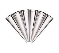 MasterClass Set of Six Stainless Steel Cream Horn Moulds