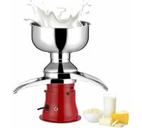 Stainless Steel Cream Separator Machine for Cow, Sheep, Goat, and Camel Milk, Efficient Centrifugal Milk Processing with 8L Bowl
