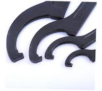 Stainless Steel Crescent Hook Head Round Nut Spanner C Shape Wrench Tool Hand Tool