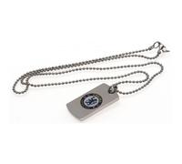 Stainless Steel Crest Dog Tag And Chain Chelsea FC Silver One Size