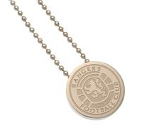 Stainless Steel Crest Necklace & Pendant Rangers FC Silver One Size
