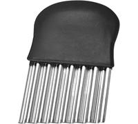 Stainless Steel Crinkle Cutter - Wavy Blade Chip Slicer - Potato Chipper for French Fries, Vegetables & Fruit - Crinkle Cut Spiral Cutter Kitchen Tool