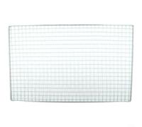 Stainless Steel Crossed Wire BBQ Mesh Net for Japanese Korean Grill Use in Outdoor and Camping Cooking Environments (40x25cm)