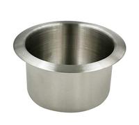 Stainless Steel Cup Drink Holder Metal Bracket Insert For Sofa Boat Couch Car Truck For Replacement Tray Replacement Organizer Middle Console Table