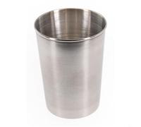 Stainless Steel Cup Reusable Metal Beer Tumbler Stackable Drinking Cups Shatterproof Metal Tumbler Drinking Glass for Party Camping Travel Hiking Kids and Adult, Silver(320ml)