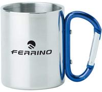 Stainless Steel Cup with Carabiner Ferrino Scout Trekking Travel Mountain