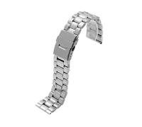 Stainless Steel Curved End Metal Strap 18mm 20mm 22mm 24mm fit for Seiko SKX007 fit for Rolex Luxury Bracelet Watch Band Accessories