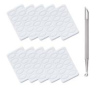 Stainless Steel Cuticle Care Set ,nail etching tool, Dual-Ended Pusher & Trimmer ,Bonus 10-Sheet Sandpaper Kit , Expert Grade Tools for Seamless Nail Prep ,cuticle pusher tool