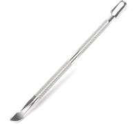 Stainless Steel Cuticle Pusher Dual Head Nail Scraper for Gel Nails - Manicure & Pedicure Tool for Cuticle Removal and Polish Cleaning - Professional Salon Quality