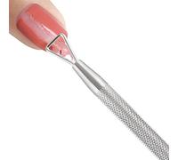 Stainless Steel Cuticle Pusher Triangle Cuticle Peeler Scraper Remove Gel Nail Polish Nail Art Remover Tool Silver Durability and professional